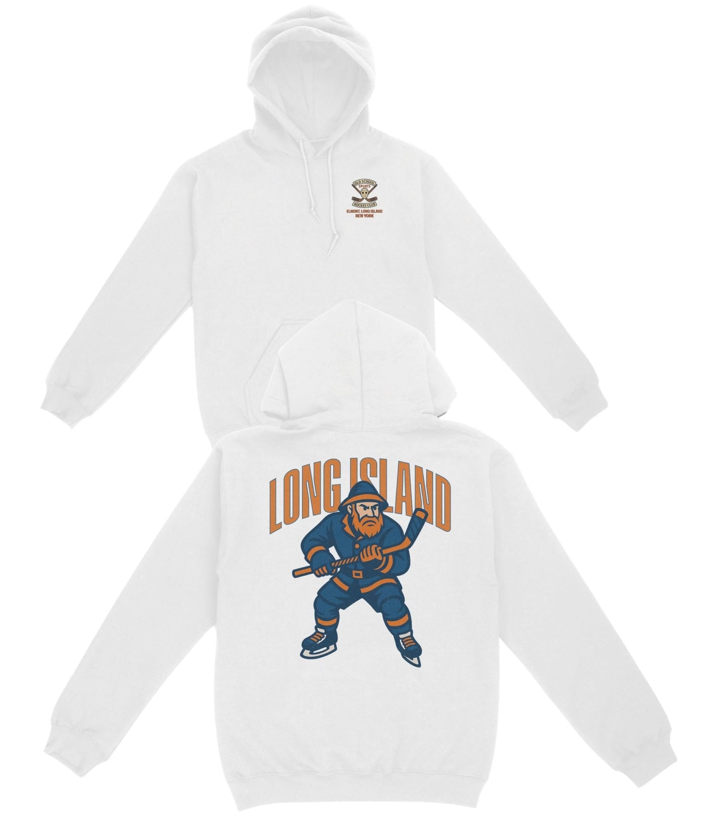 Long Island Hockey v2 Basic Hoodie - Image 4