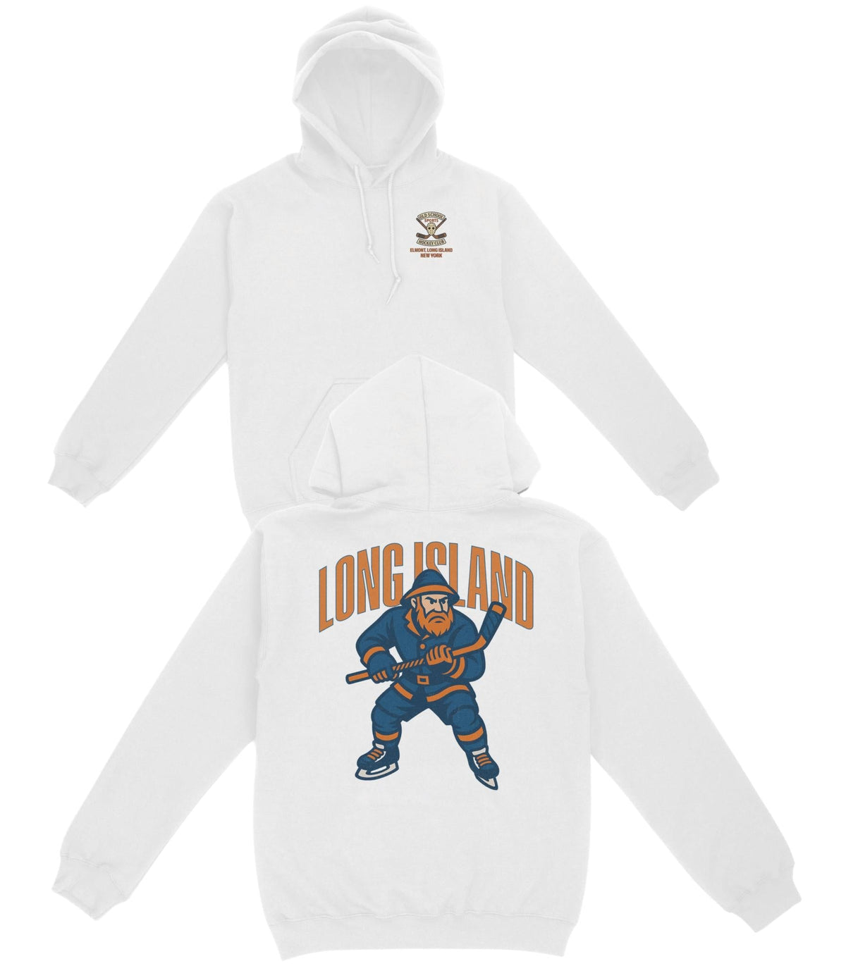 Long Island Hockey v2 Basic Hoodie - Image 4